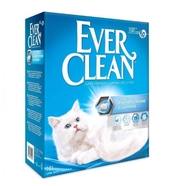Ever Clean Extra Strong Clumping Unscented 10l