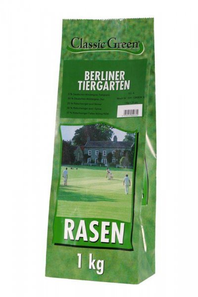 Classic Green Rasen Berliner Tiergarten Plastikbeutel 1kg