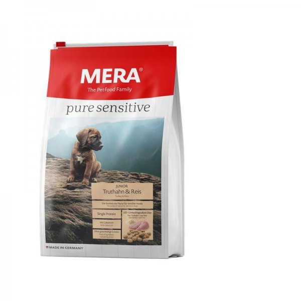 MeraDog Pure Sensitive Junior Truthahn & Reis 1kg