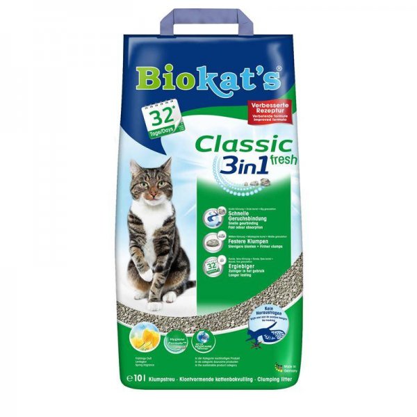 Biokats Classic 3 in 1 Fresh 10 Liter