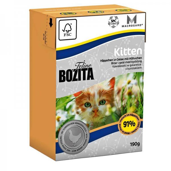 Bozita Cat Tetra Recard Kitten 190g