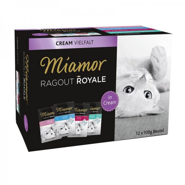Miamor FB Ragout Royale Multibox Cream Vielfalt 12x100g