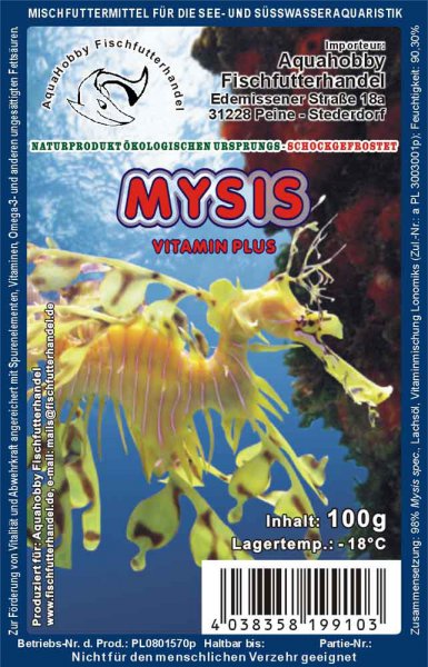 Mysis (Schwebegarnelen) Frostfutter 100g