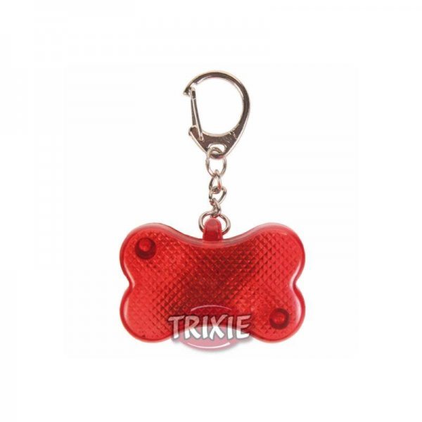 Trixie Flasher für Hunde 4,5 × 3 cm, rot