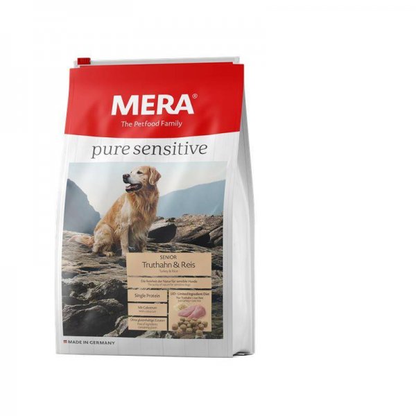 MeraDog Pure Sensitive Senior Truthahn & Reis 12,5kg