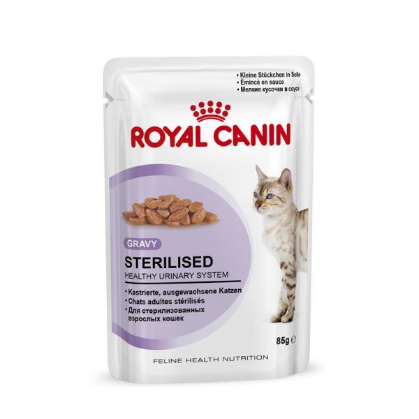Royal Canin Frischebeutel Sterilised in Soße Multipack 12x85g