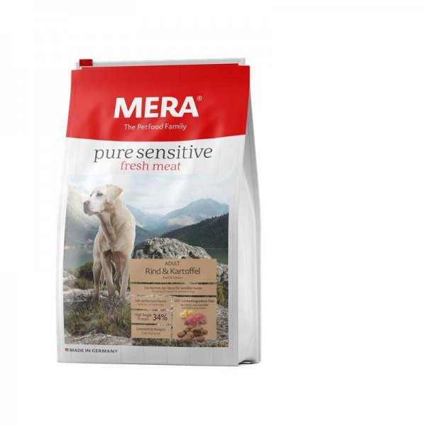 MeraDog Pure Sensitive Fresh Meat Rind & Kartoffel 4kg