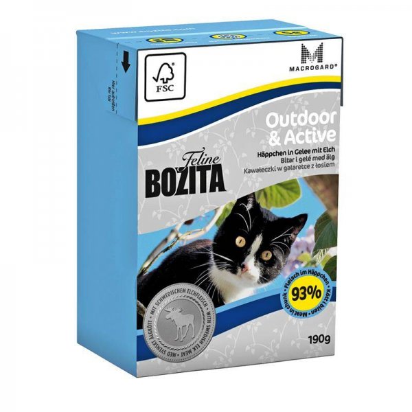 Bozita Cat Tetra Recard Outdoor & Active 190g