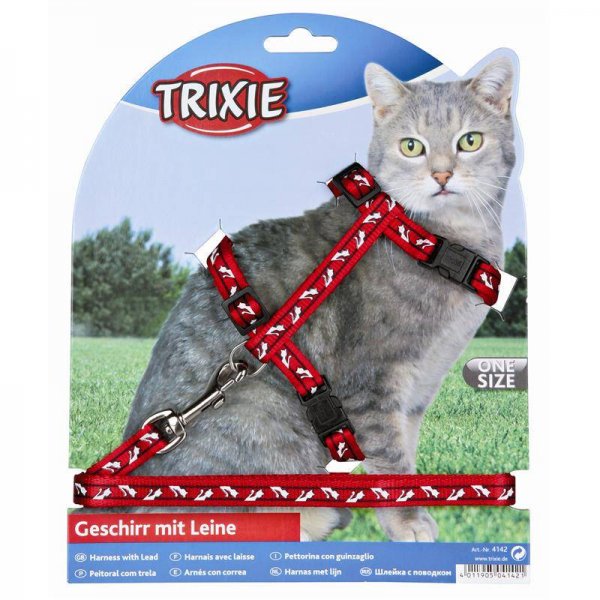 Trixie Katzengarnitur, für alle Katzen, Nylon