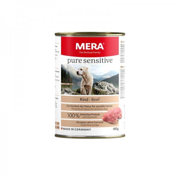 MeraDog Pure Sensitive Meat Rind 400g-Dose