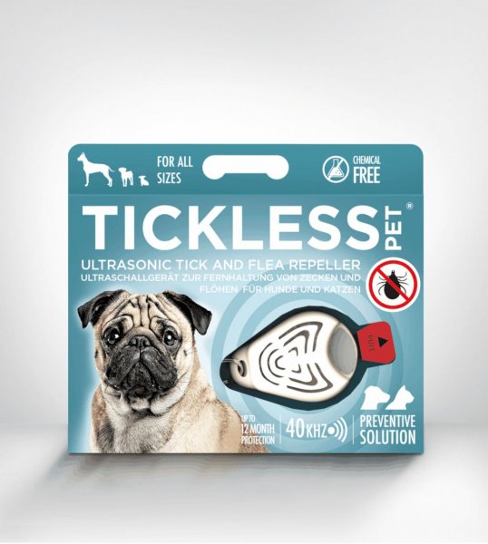 TickLess PET Ultraschallgerät gegen Zecken & Flöhe - Beige