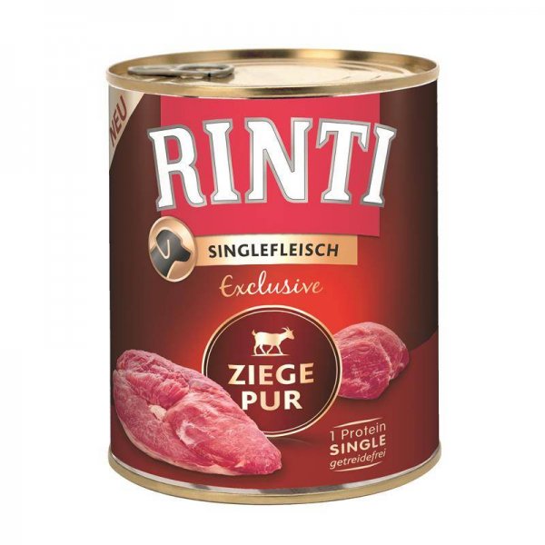 Rinti Dose Singlefleisch Exclusive Ziege Pur 800g