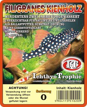 Kienholz - Moorkienholz-Wurzel extra filigran für naturnahe Aquarien