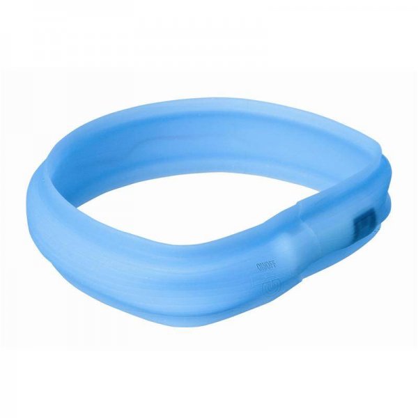 Trixie Flash Leuchtband USB blau M-L 50 cm/30 mm