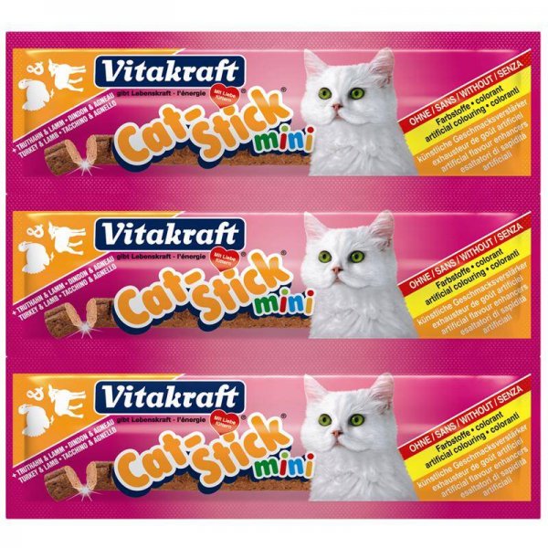Vitakraft Cat-Stick mini Truthahn & Lamm Inhalt: 3 Stück