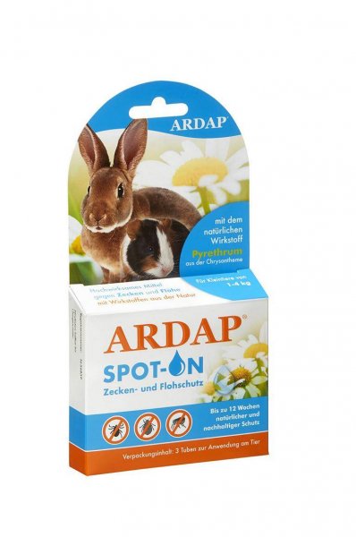 Ardap Spot-On für Kleintiere 1-4 kg 3 x 0.4 ml