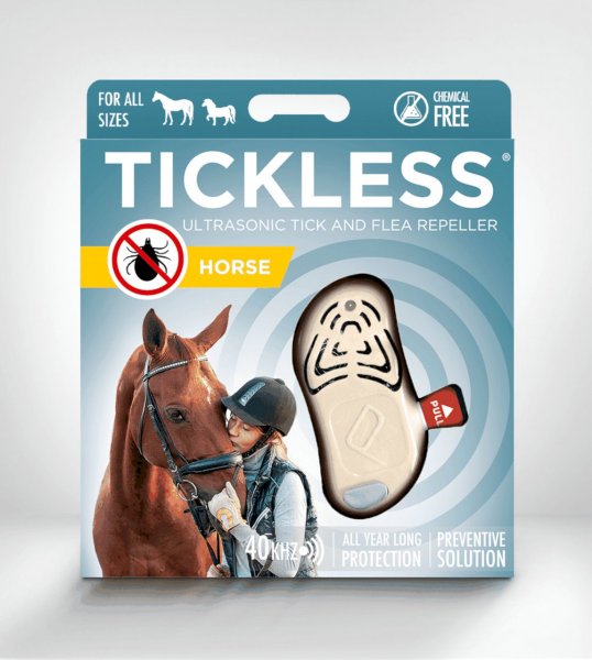 TickLess HORSE Ultraschallgerät gegen Zecken für Pferde - Beige