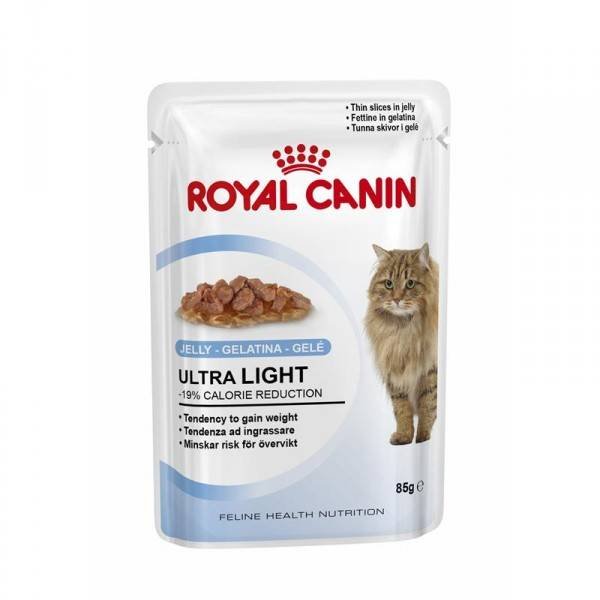 Royal Canin Feline Portionsbeutel Multipack Ultra Light in Gelee 12x85g