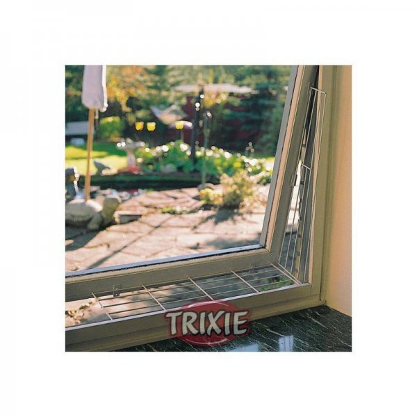 Trixie Schutzgitter für Fenster, eckig 65 × 16 cm, weiß