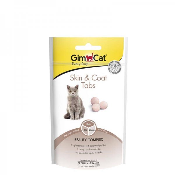 Gimpet Cat Skin & Coat Tabs 40g