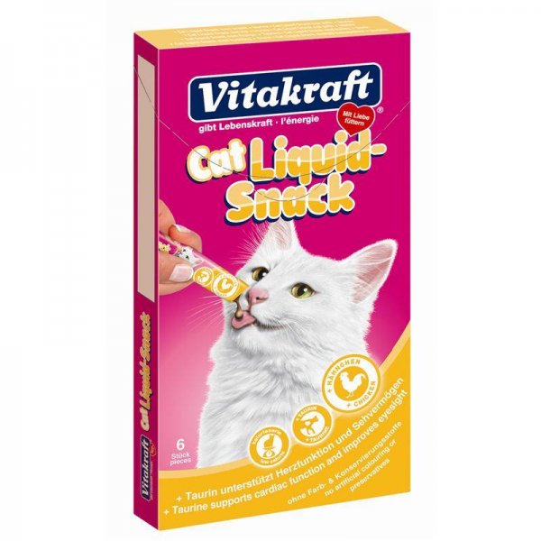 Vitakraft Cat Liquid Hähnchen / Taurin 6 x 15 g
