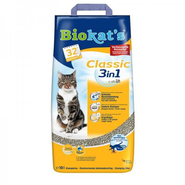 Biokats Classic 3 in 1 Katzenstreu 10 Liter
