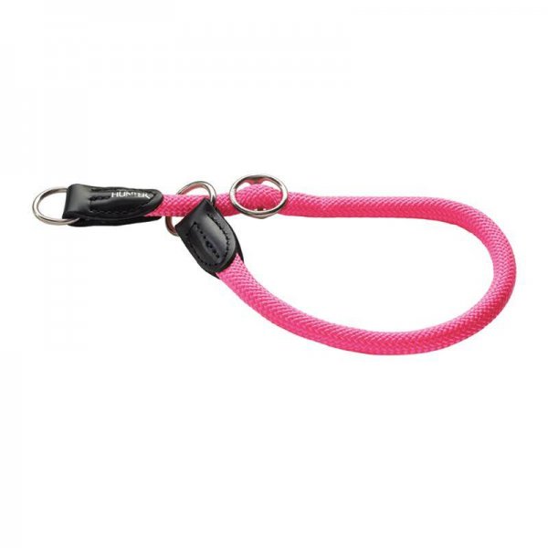 Hunter Dressurhalsung Freestyle Neon 50/10 pink