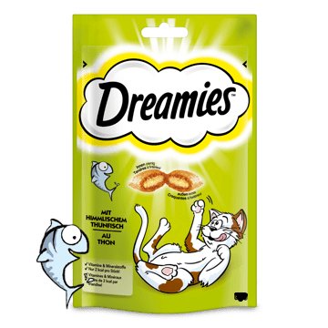 Dreamies Cat Snack mit Thunfisch 180g Mega Pack