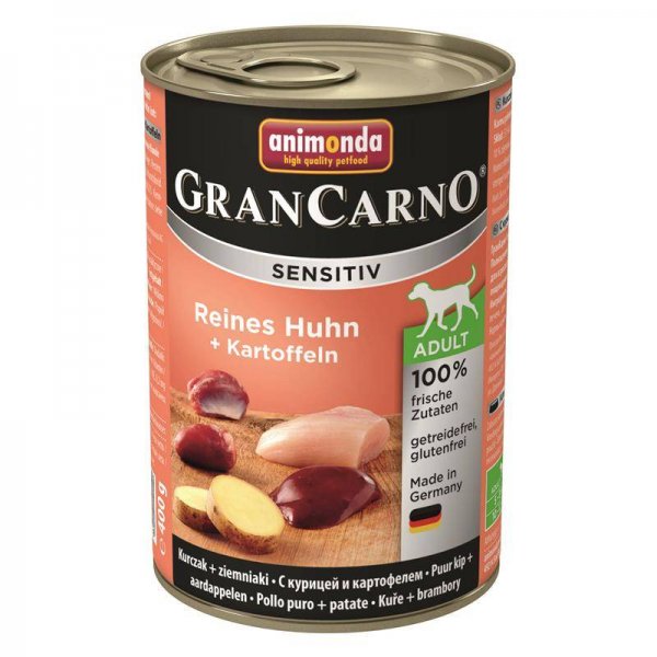 Animonda GranCarno Adult Sensitive Huhn + Kartoffeln 400g