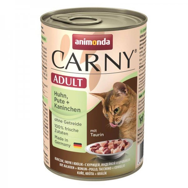Animonda Cat Dose Carny Adult Huhn & Pute & Kaninchen 400g