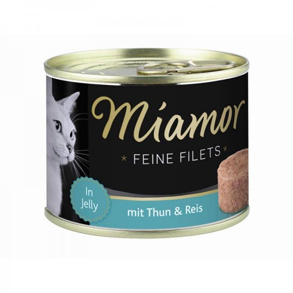 Miamor Dose Feine Filets Thunfisch & Reis 185g
