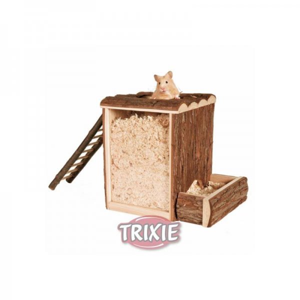 Trixie Natural Living Spiel- und Buddelturm, 25 × 24 × 20 cm