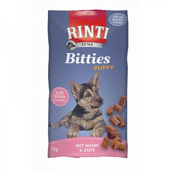 Rinti Extra Bitties Puppy Huhn & Ente 75g