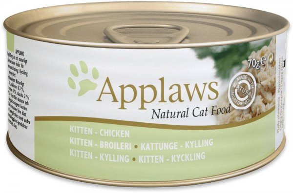 Applaws Katzen Nassfutter in der Dose für Junge Katzen Hühnchen 70 g