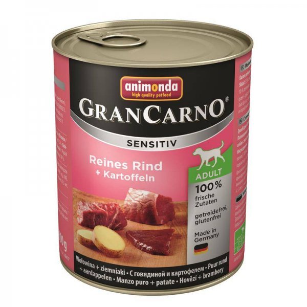 Animonda GranCarno Adult Sensitive Rind + Kartoffeln 800g