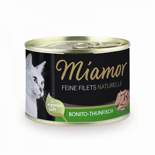 Miamor Dose Feine Filets Naturelle Bonito-Thunfisch 156g
