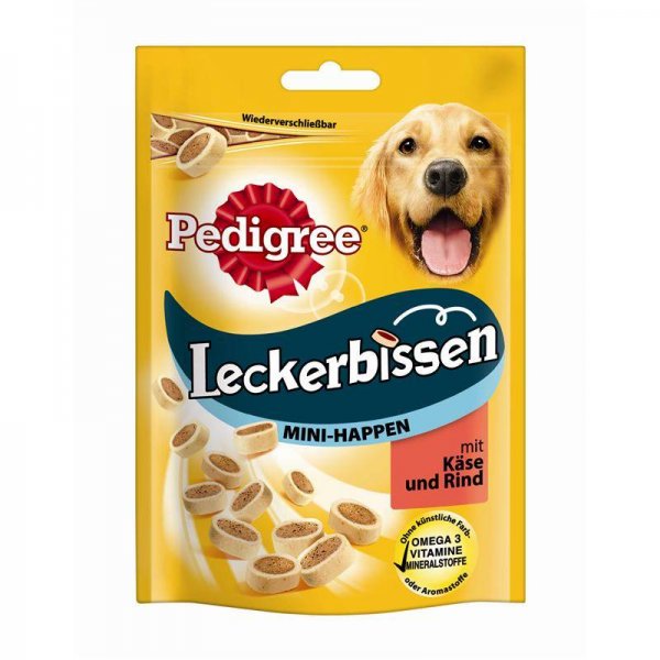 Pedigree Snack Leckerbissen Mini-Happen 140g